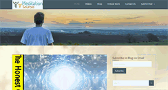 Desktop Screenshot of meditationsources.com